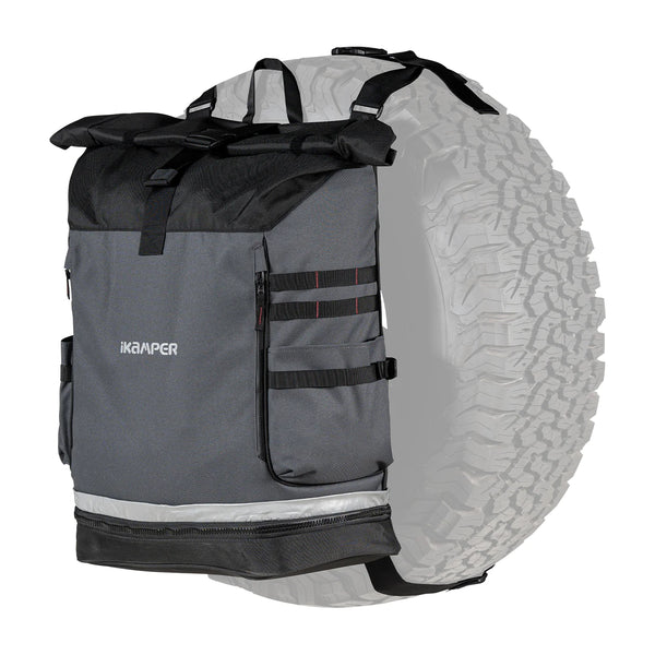 Borsa per attrezzi sporchi per pneumatici di scorta SUV 4x4 Borse per spazzatura per ruote di scorta di grande capacà da campeggio all'aperto  34